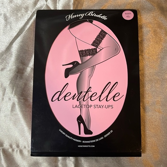 Honey Birdette Accessories - Honey Birdette Black Dentelle Stockings